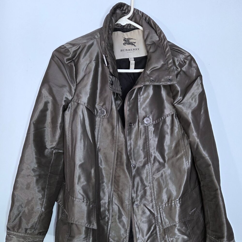 Vintage 1970's Burberry Raincoat Jacket Size 8